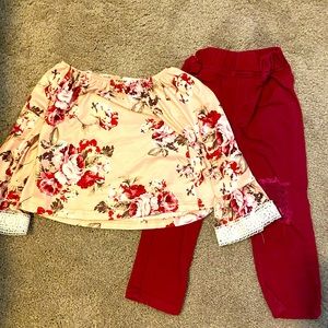 Size Small (2-3T) outfit.